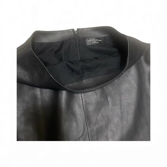 Colette Mordo Elegant Black Midi Skirt with Flared Hem - Picture 3 of 5